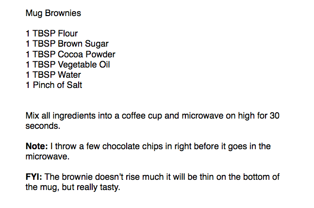 Mug Brown Recipe