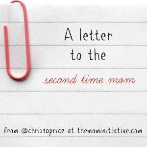 a letter to the second time mom