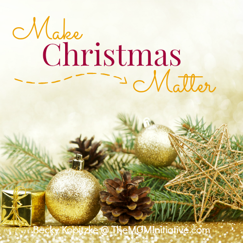 Make Christmas Matter