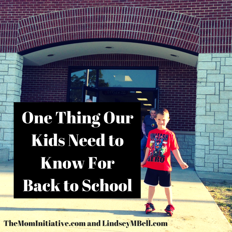 We want our kids to be prepared for back to school...but do they know this ONE important thing?