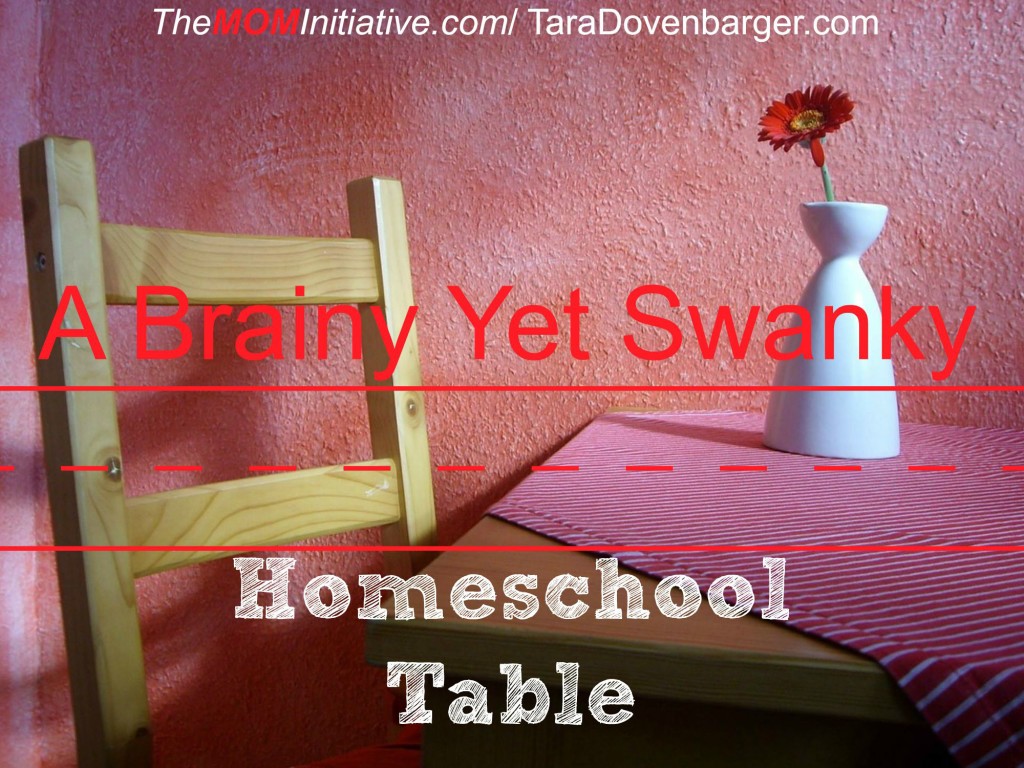 homeschool table