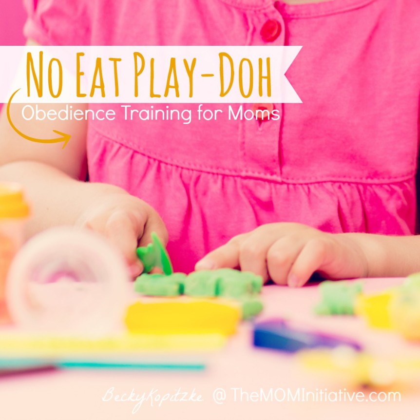 No Eat Play-Doh