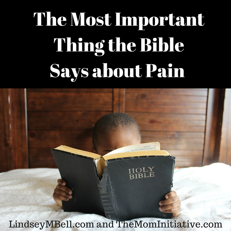 The Most Important Thing the Bible Says About Pain