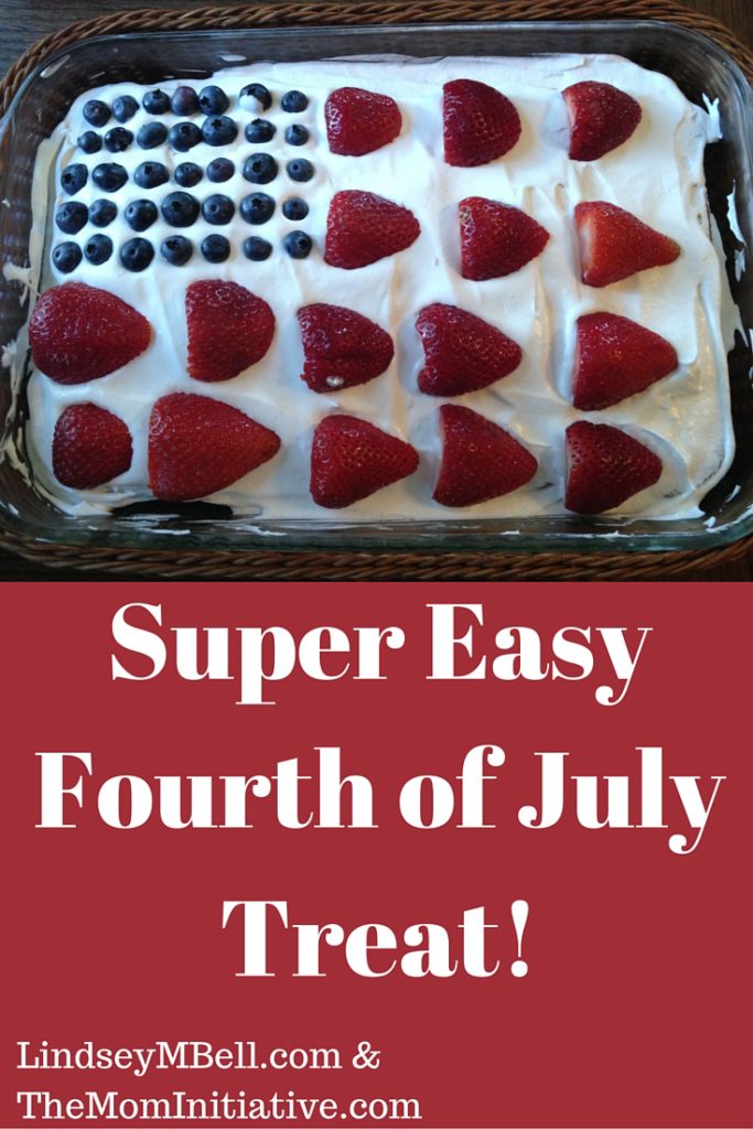 Super easy July 4th Treat from The Mom Initiative and Lindsey Bell