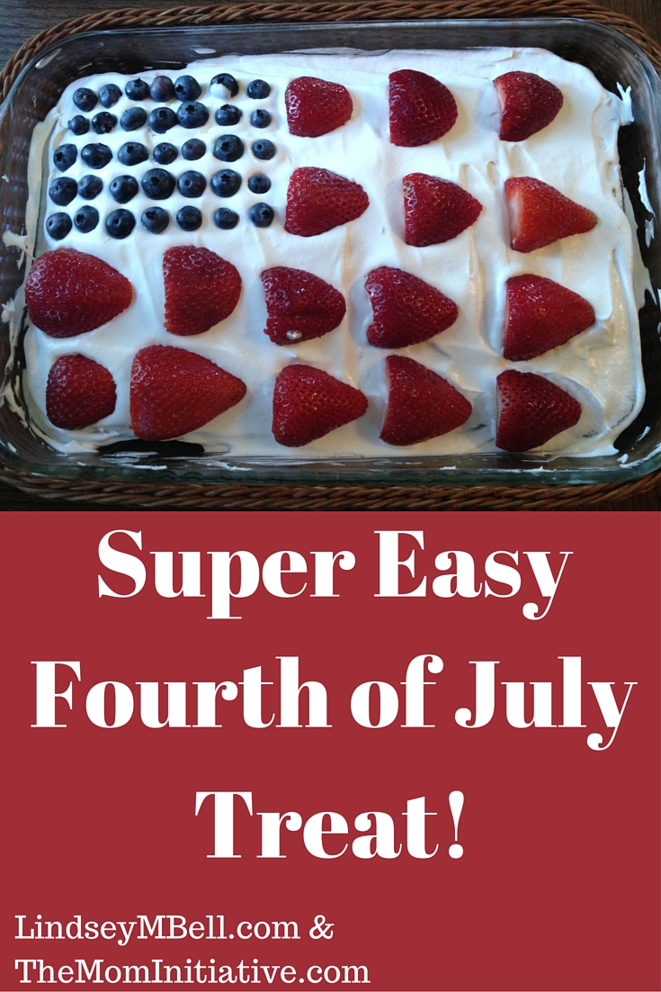 Super easy July 4th Treat from The Mom Initiative and Lindsey Bell