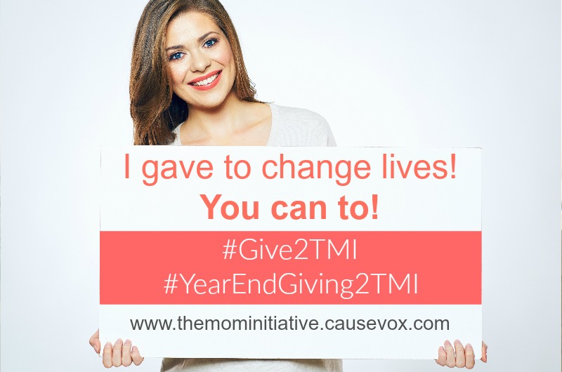I gave to change lives